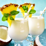 Pina colada drink